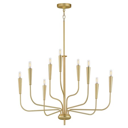 Maxim Lighting Vela 9-Light Chandelier 24819SBR
